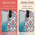 Custom Initials Boho Indian Jaipur Block Print Galaxy Case